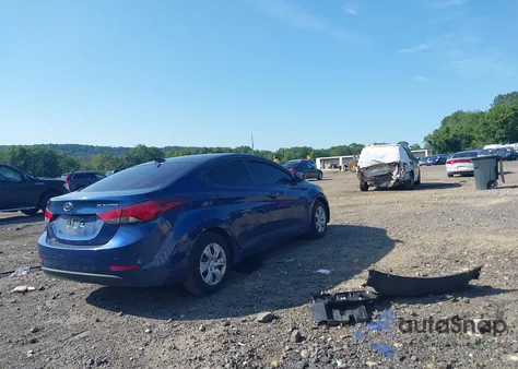 2016 Hyundai Elantra Se from USA, damaged, VIN 5NPDH4AE7GH713891